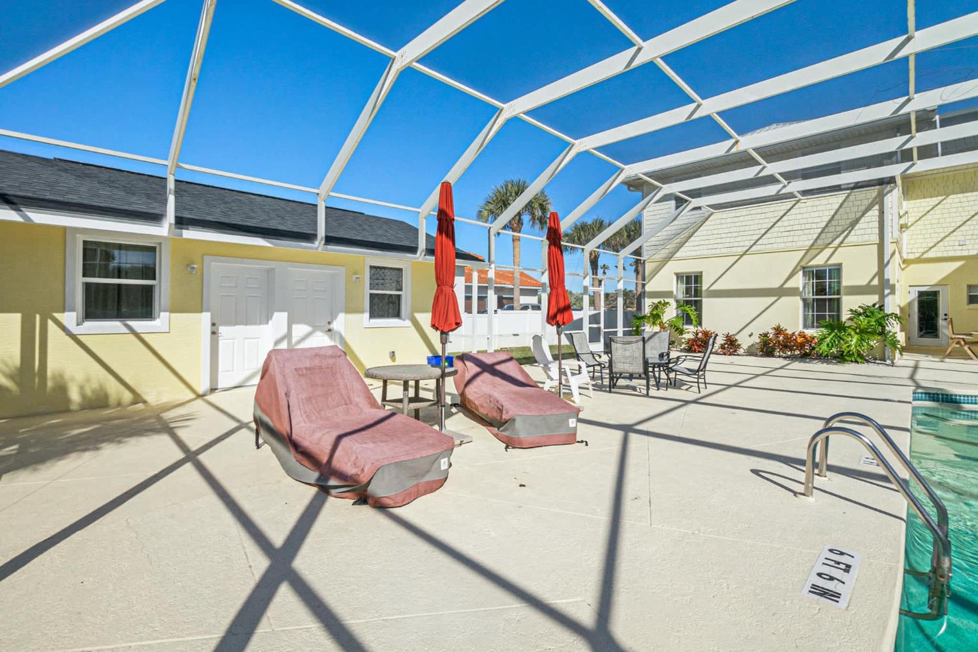 Flagler Beach Bed And Breakfast Pool Bbq Suite 외부 사진